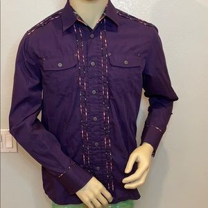 Rodeo Long Sleeve Button Down Shirt Size Medium